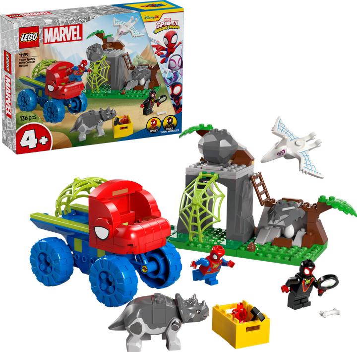 Actual product image LEGO Spideys Team auf Rettungsmission im Dino-Truck (11199, LEGO Marvel)