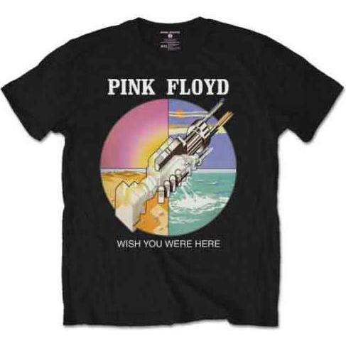 Pink Floyd, Uomini, Maglietta, Wywh Circle Icons, Nero, (XL)