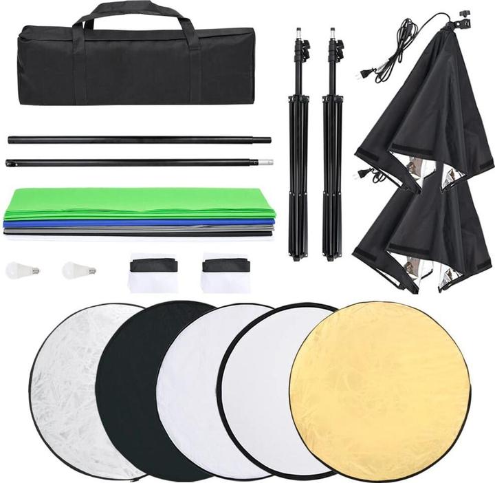 Produktbild vidaXL Fotostudio-Kit (300 cm, 210 cm)