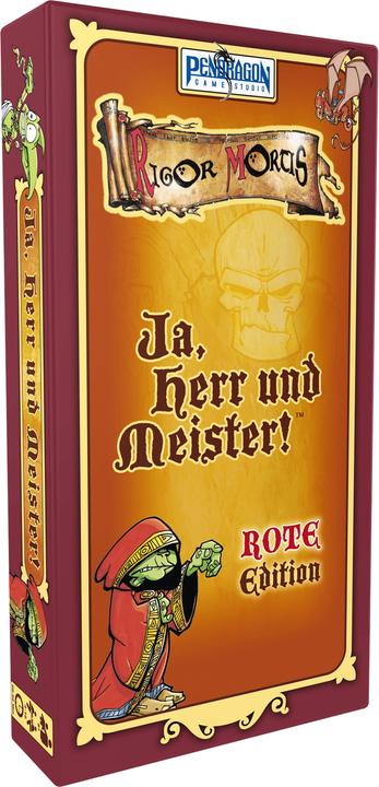 PG001 - Ja, Herr und Meister! (Rote Edition) - Kartenspiel, 4-16 Spieler, 8 Jahren (DE-Ausgabe) (Deutsch)