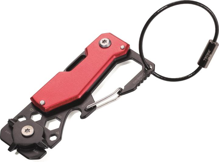 Actual product image Troika Pocket knife Toolinator 10 functions Red / Black