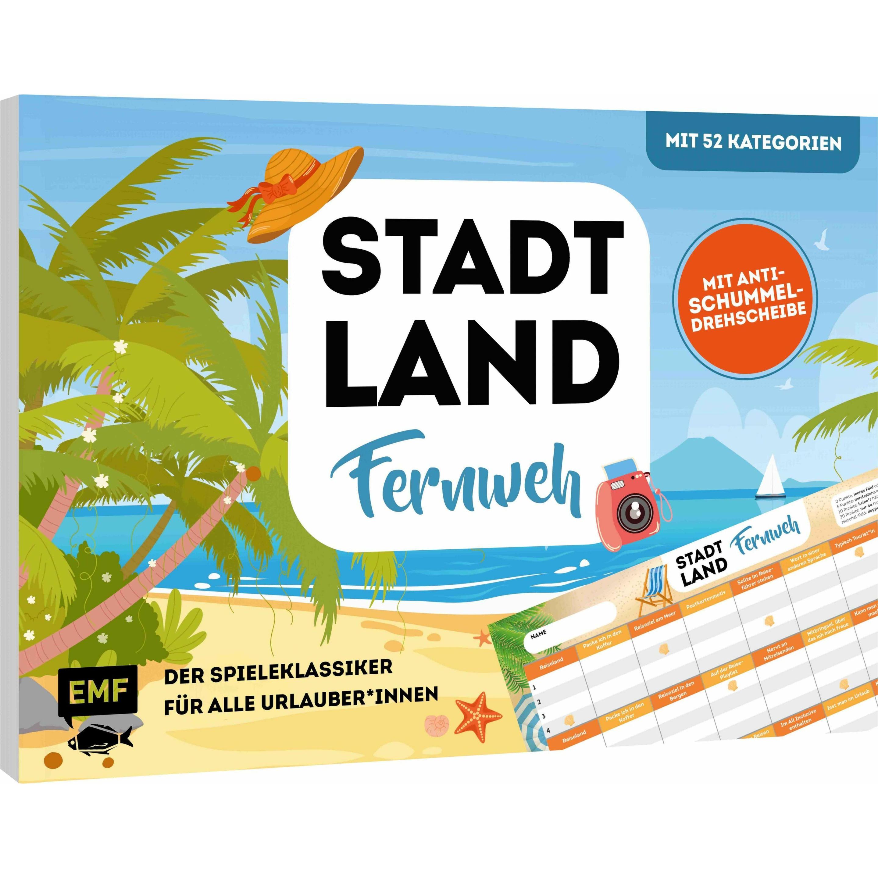 Stadt, Land, Fernweh – Der Spieleklassiker für alle Urlauber*innen, Manuale
