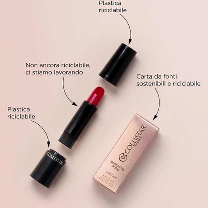 Actual product image Collistar PURO Matte Lipstick Refill 103 Fucsia Petunia 3.5 ml (103 Fuchsia)