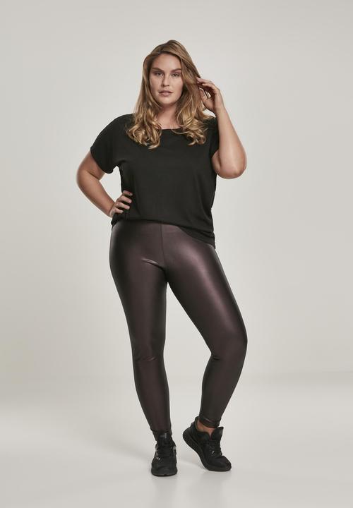 Image du produit Urban Classics Ladies Synthetic Leather High Waist Leggings (4XL)