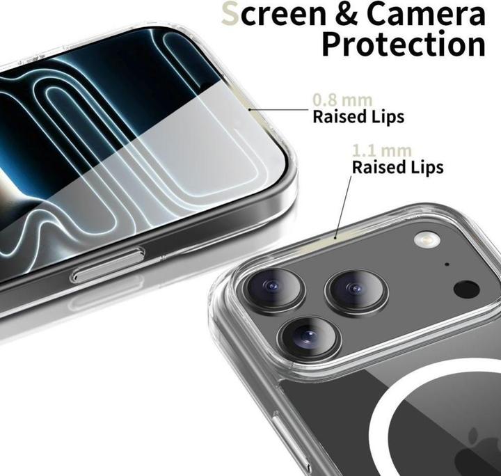 Produktbild Tech-Protect Flexair Hybrid Cc Magsafe Iphone 17 Pro Klar (Apple iPhone 17 Pro)