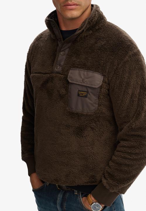 Produktbild Superdry Fleece-Pullover mit Stehkragen (S)