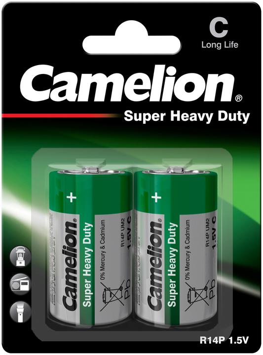 Produktbild Camelion Green Zink Batterie C / R14, 2 Stück. (2 Stk., C)