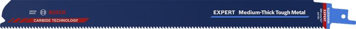 Produktbild Bosch Professional Zubehör EXPERT ‘Medium-Thick Tough Metal’ S 1255 HHM Säbelsägeblatt, 1 Stück