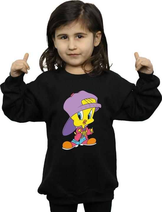 Produktbild Looney Tunes Tweety Pie Hip Hop Sweatshirt Mädchen (140, 146)