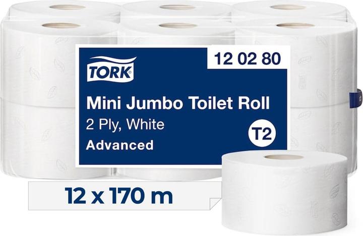 Produktbild Tork Toilettenpapier Mini Jumbo (12 x)