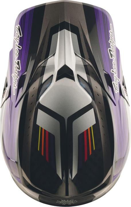 Produktbild Troy Lee Designs SE5 ECE Carbon MIPS Helm, Stripes, black/purple, M | 57-58cm