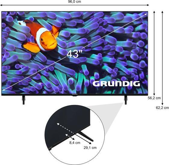 Image du produit Grundig 43 VCE 223 (43", LCD, DHU, 2023)