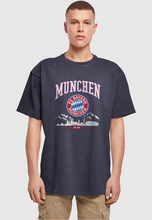 Immagine prodotto FC Bayern München Maglietta oversize pesante FC Bayern Skyline for grey - 115313 (M)