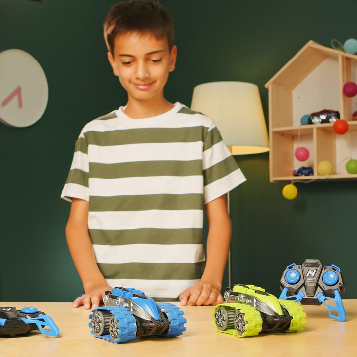 Image du produit Nikko 10181 Nano Trax Voiture RC télécommandée, Mini véhicule chenillé tout-terrain, Petit char...