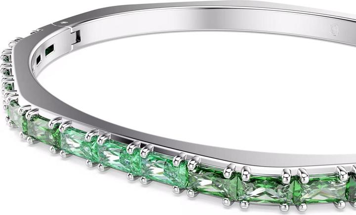 Image du produit Swarovski Matrix Armreif Baguette Schliff Grün (17 cm, Métal Swarovski)