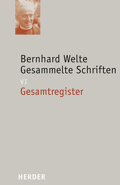 Produktbild Gesammelte Schriften. Gesamtregister (Deutsch, Bernhard Casper, 2011)