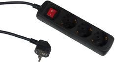 Actual product image REV Table socket outlet 3-fold 1.4 m with switch (3 x, CEE 7/3, 1.40 m)