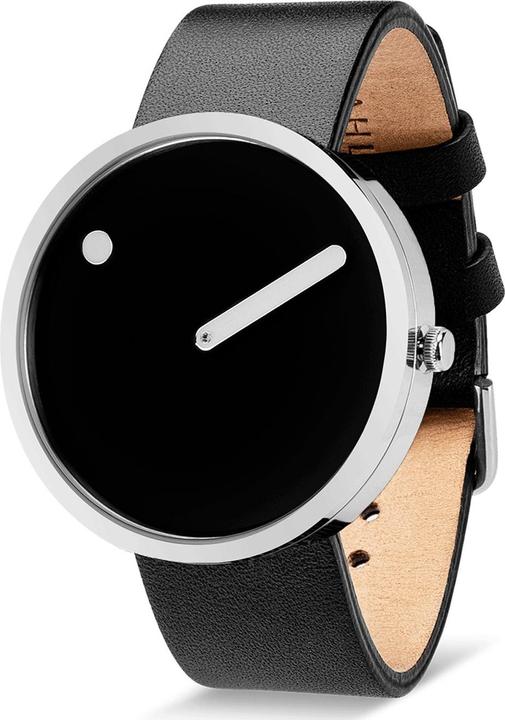 Produktbild Picto 43370-4120S Black Unisex 40mm 5ATM (Analoguhr)
