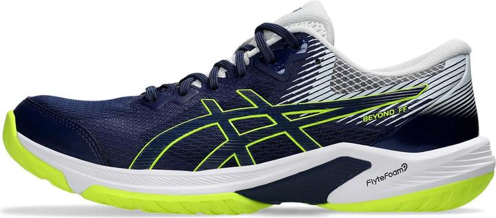 Blue expanse, Safety yellow