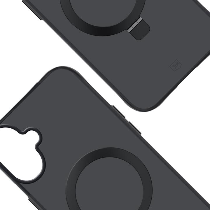 Immagine prodotto 3MK - Smoke Matt Case Mag&Stand - iPhone 17 - Black (Apple iPhone 17)
