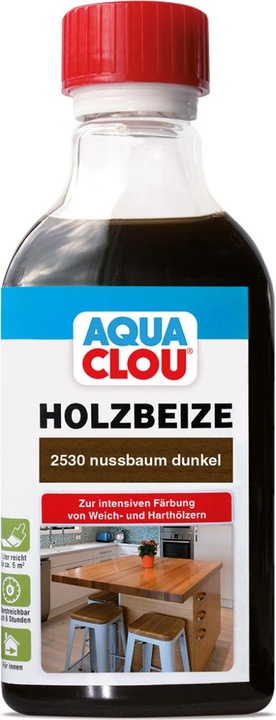 Produktbild Clou Aqua Holzbeize B18 (Nussbaum dunkel, 0.25 l)