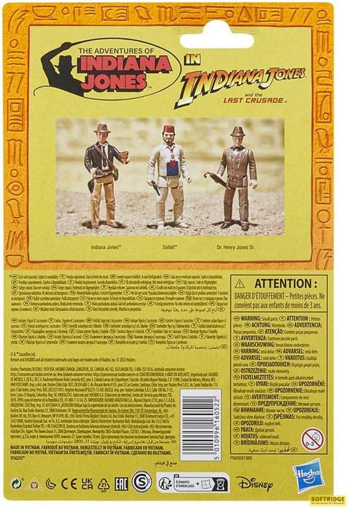 Produktbild Hasbro Indiana Jones Retro Collection figurine Indiana Jones (La Dernière Croisade) 10 cm