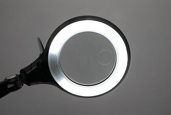 Image du produit Maul Lampe loupe LED MAULiris, dimmable, 470 lumen, 7 W, noir (470 lm)