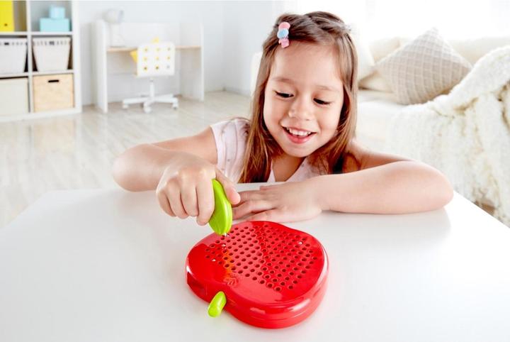 Actual product image Hape Magnetic apple drawing board