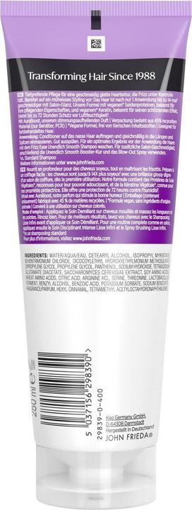 Produktbild John Frieda Frizz Ease Unendlich Smooth Conditioner 250ml (250 ml)