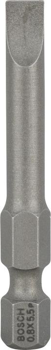 Produktbild Bosch Professional Zubehör Schrauberbit Extra-Hart S 0,8 x 5,5, 49 mm, 3er-Pack (Schraubschlitz)