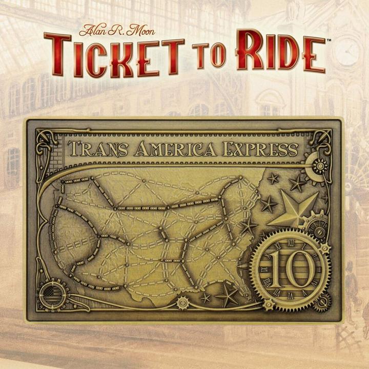 Image du produit Fanattik Ticket to Ride Lingot Trans America Express Limited Edition