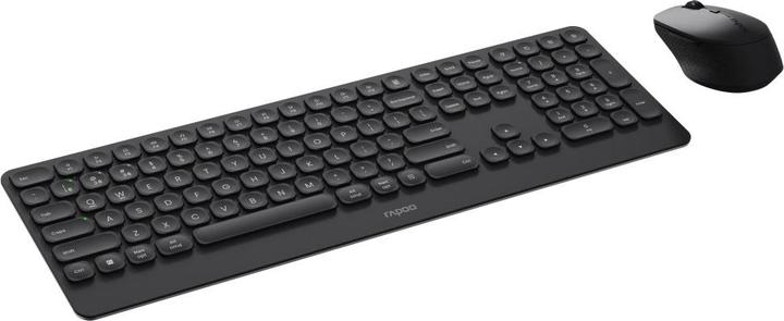 Actual product image Rapoo Ultraslim Multi mode Kombo Set "9390M", Schwarz, QWERTZ (DE, Wireless)