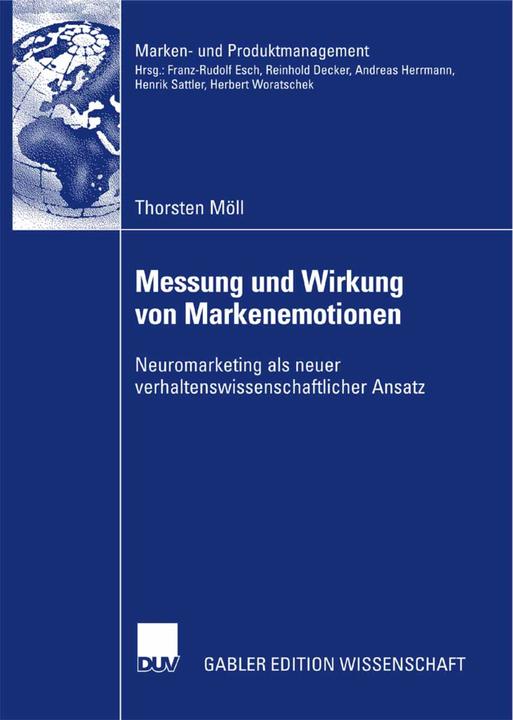 Produktbild Messung und Wirkung von Markenemotionen (Deutsch, Thorsten Möll, 2007)
