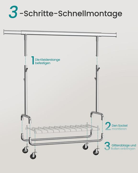 Actual product image Songmics Coat rack