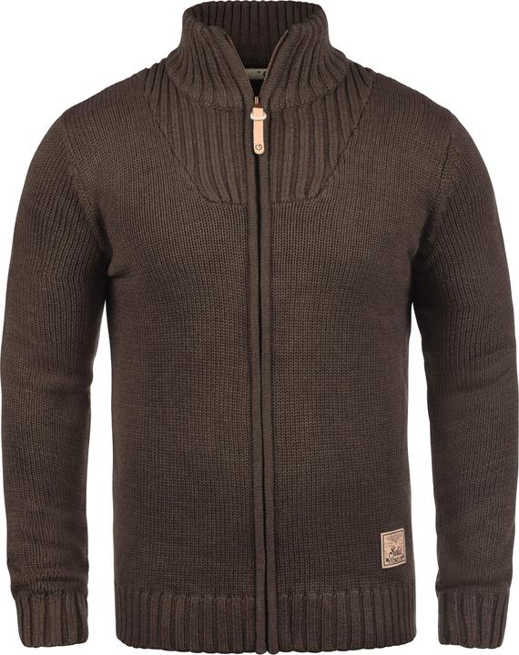 Immagine prodotto Solid Poul Cardigan Giacca In Maglia Grossa Maglieria Da Uomo Con Collo Alto (3XL)