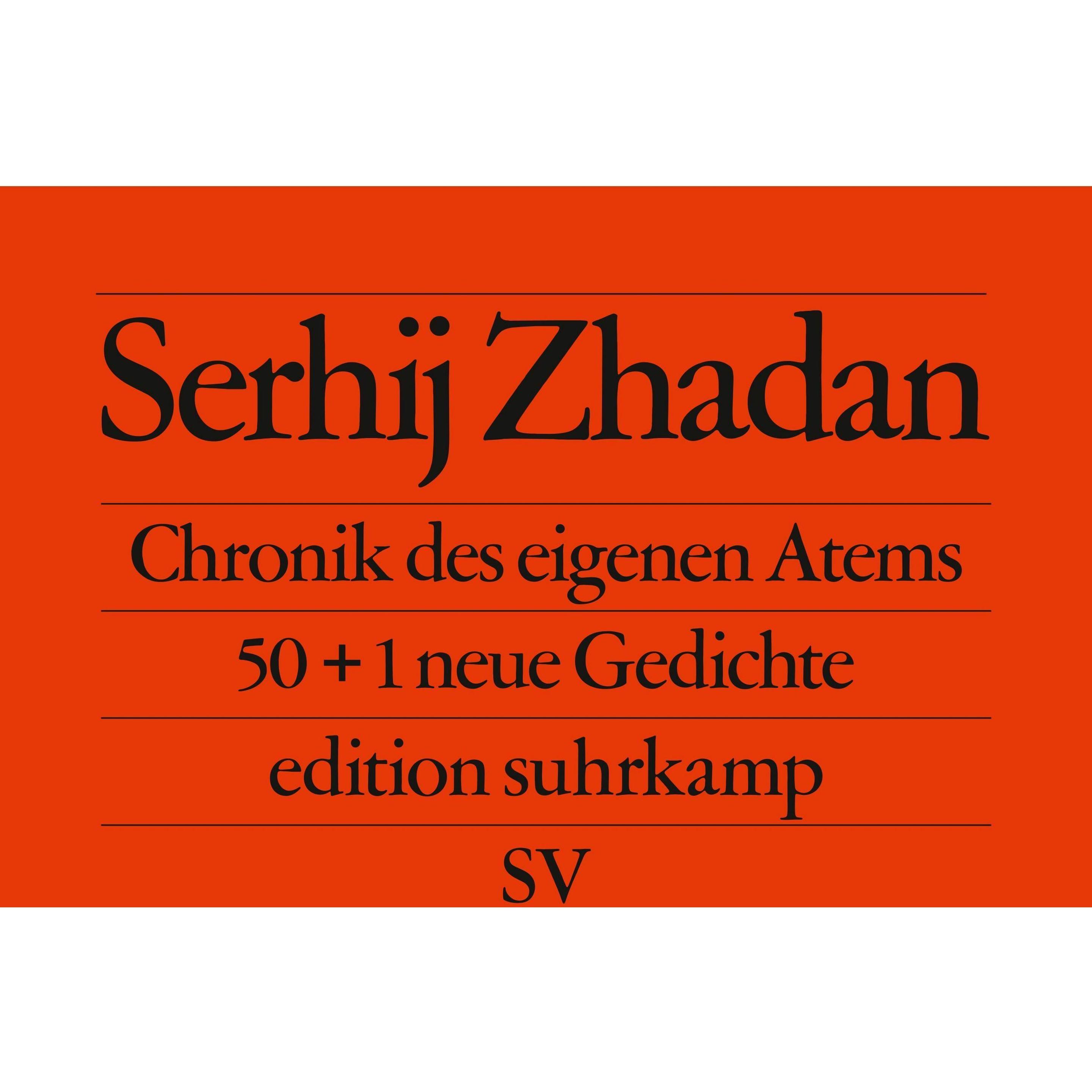 Thumbnail - Chronik des eigenen Atems, Belletristik von Serhij Zhadan