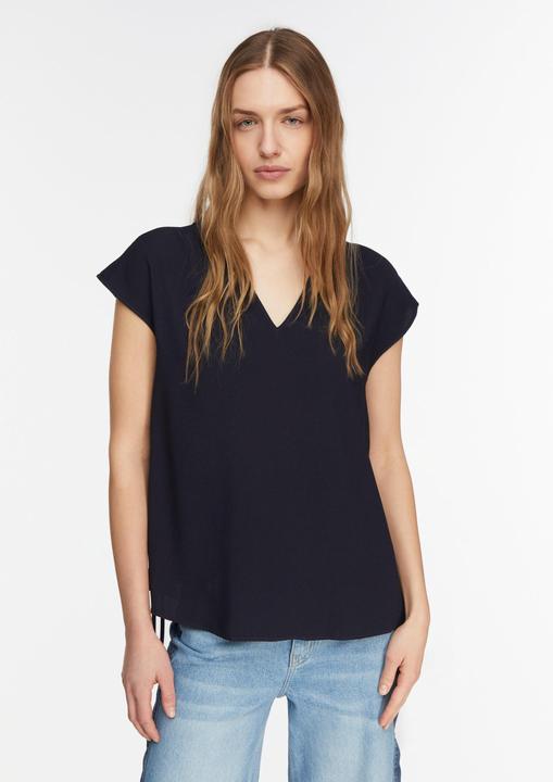 Immagine prodotto Comma Crêpe-Bluse mit dekorativen Riemendetails (36)