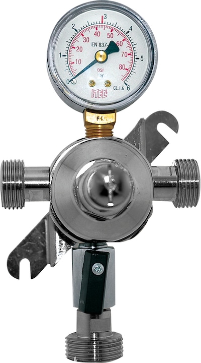Produktbild Ich-zapfe Druckminderer, Zwischendruckregler für CO2, N2 und Mischgas (AFG) 7bar