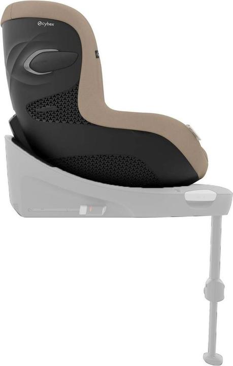 Actual product image Cybex SIRONA G I-SIZE PLUS Almond Beige | beige (Reboarder, ECE R129/i-Size Standard)