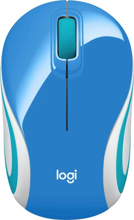 Logitech M187 wireless Mini Mouse blue (Kabellos)