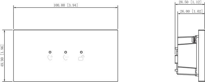 Image du produit Dahua Indicateur De Module De Panneau D'Entrée/Vto4202f-Ml (Câblé, Ethernet)