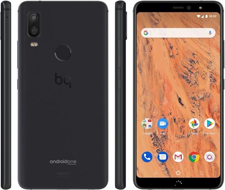 Produktbild BQ Aquaris X2 (32 GB, Carbon Black, 5.65", Hybrid Dual SIM, 4G)