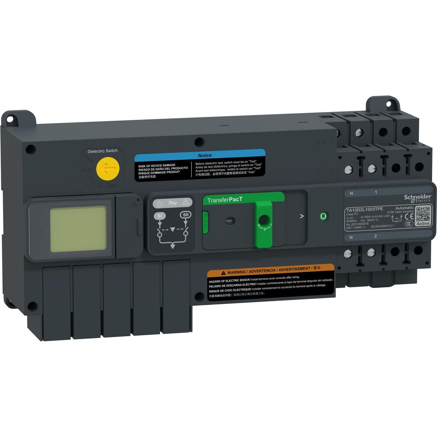 Schneider Electric, Systemstromversorgung, SCHN Netzumschaltung