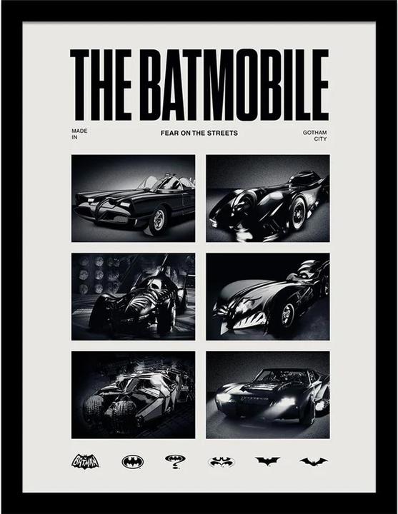Image du produit Batman - Imprimé BATMOBILE (30 x 40 cm)
