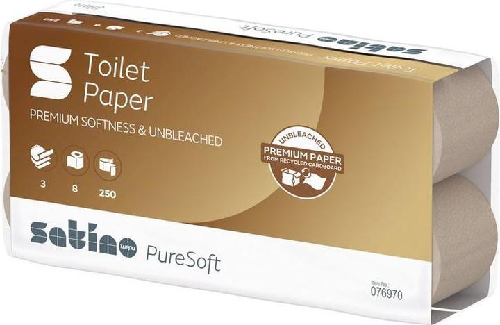 Wepa Satino by Toilettenpapier PureSoft 3-lagig 64 Rollen (1 x)