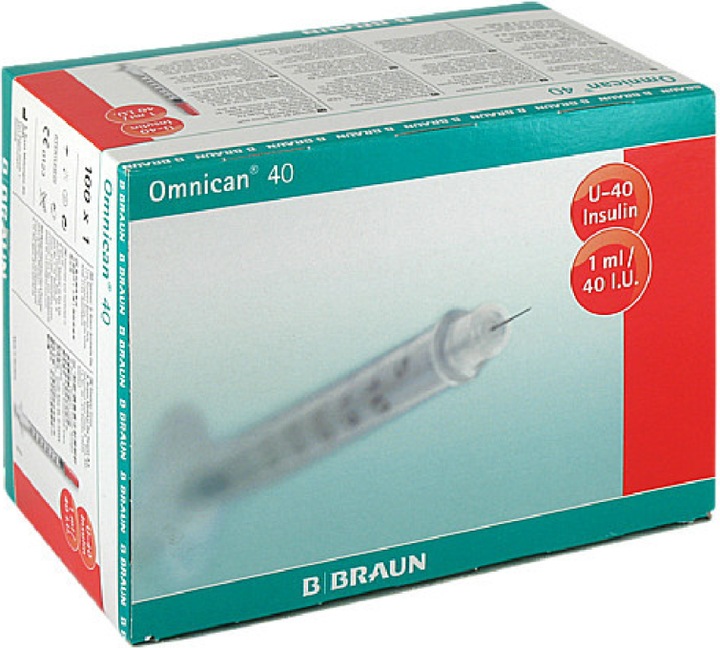 Immagine prodotto B.Braun 40 Insulina U-40 (Siringa di insulina)