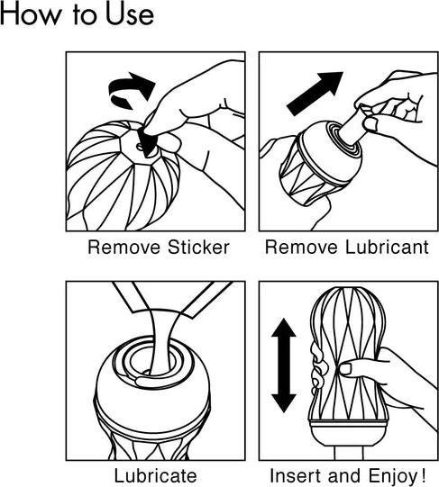 Actual product image Tenga Squeeze Strong