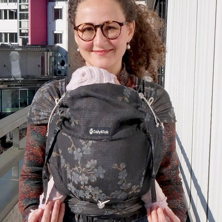 Productafbeelding Didymos DidyKlick 4u Blauwe Bloem