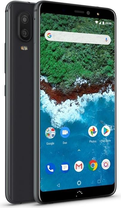 Actual product image BQ Aquaris X2 Pro (64 GB, Midnight Black, 5.65", Hybrid Dual SIM, 4G)