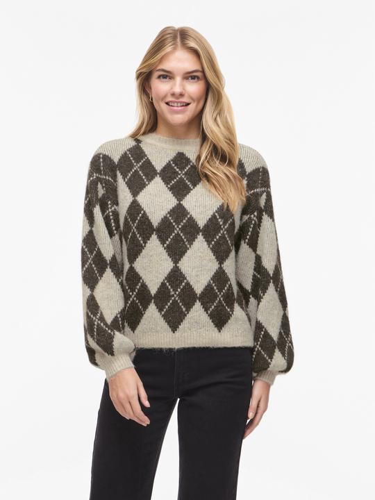 Produktbild Vila VIKARLEY Karierter Strickpullover (XL)